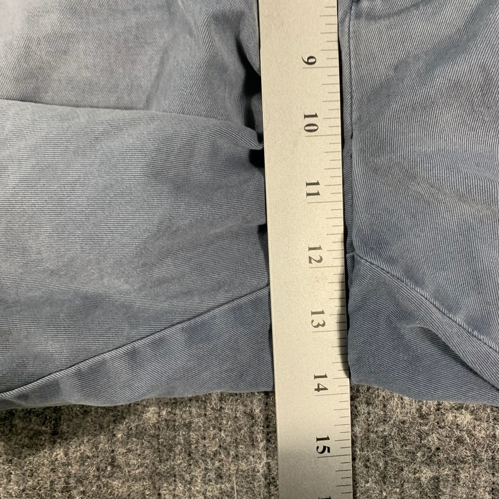 Peter Millar Shorts Mens 42 Fits 40 Blue Cotton Flat Front Casual Preppy Golf - Picture 7 of 10